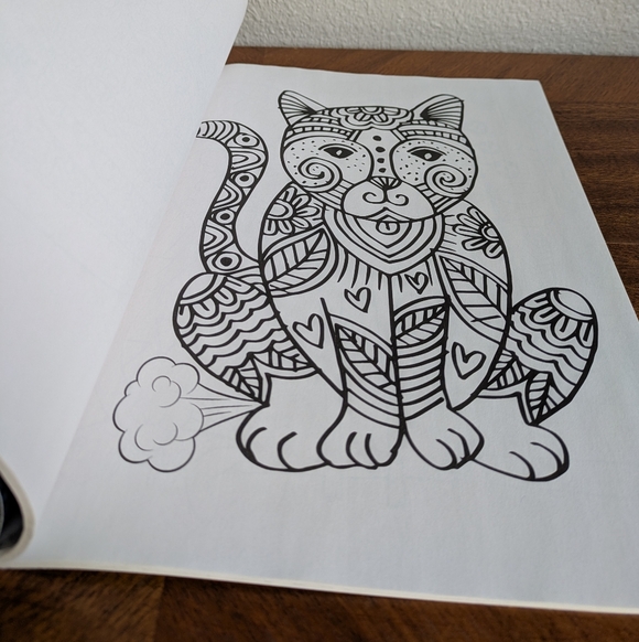 "Coloring Cat Farts" Coloring Book - Picture 6 of 8